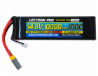 Lectron Pro 14.8V 10000mAh 100C Soft Case Lipo Battery with XT60 Connector <b>+ CSRC adapter for XT60 batteries to popular RC vehicles</b>