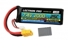 Lectron Pro 7.4V 2000mAh 25C Lipo Battery with XT60 Connector  CSRC adapter for XT60 batteries to popular RC vehicles